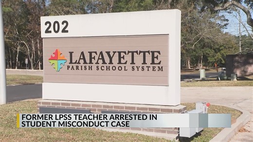 Former Lafayette Parish teacher accused of sexual conduct, arrested