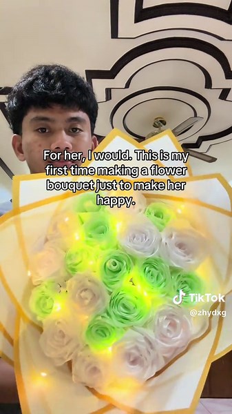 Making a Heartfelt Flower Bouquet for Her