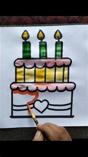 cake drawing for beginners #cake