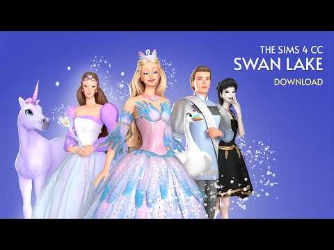 The Sims 4 Barbie of Swan Lake ! ( CC DOWNLOAD )