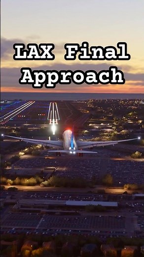United Boeing 787 LAX final approach | Microsoft Flight Simulator 2020
