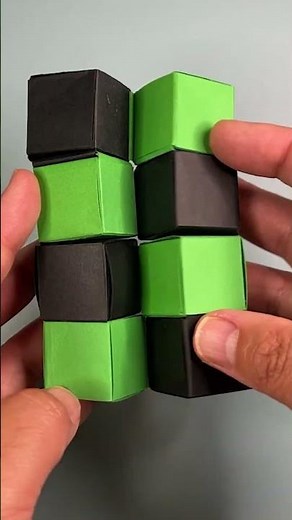 This Origami Infinity Cube Moves Forever