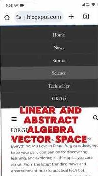 Lu B.Sc math 2nd year 3rd semester notes vector space #shorts #lucknow