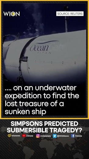 Did The Simpsons predict the Titan submersible tragedy? | WION Shorts