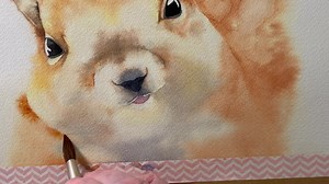 I've posted a new video on YouTube today. I paint this little squirrel 🐿. In the past I laboured over fur and I’d try to paint all the detail I saw. I’ve learnt how to simplify it and suggest it rather than slave away painting every individual hair. Here's the link to the video: https://youtu.be/UtPzaLn0g88 | Louise De Masi Art