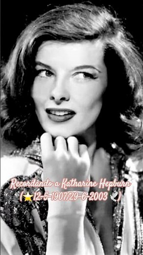 On 6/29/2003, actress and legend Katharine Hepburn passed away at age 96 (⭐️5/12/1907/6/29/2003🕊)