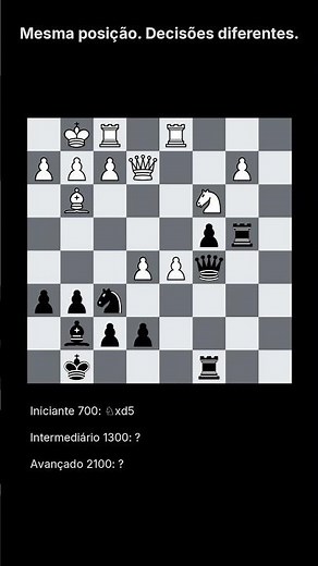 Xadrez é um jogo de tomada de decisões! #xadrez #chess
