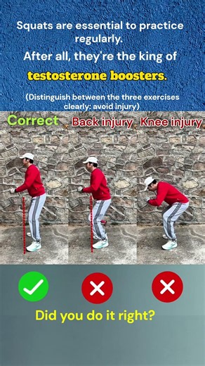 Are You Squatting Correctly? Avoid Back & Knee Injuries | The King of Testosterone Boosters