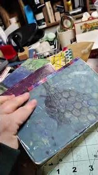 Mass make junk journal covers #journal #recycledart #junkjournal #gelliprinting #gelliprint #recycle