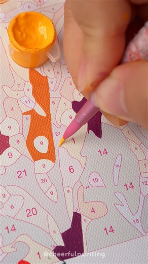 Cheerful Painting on Instagram: "Santa’s elves are jealous of my painting skills! 😉 Link in bio☝️ - 🔗www.cheerfulpainting.com - #cheerfulpainting #paintbynumbers #paintbynumber #pbn #diyart #relaxingpainting #handmadegift #artlover #paintingasmr #asmr"