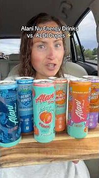 Alani Nu vs. ALDI Energy Drinks ⚡️🥤 #alaninu #energydrink #drinkreview #aldifinds
