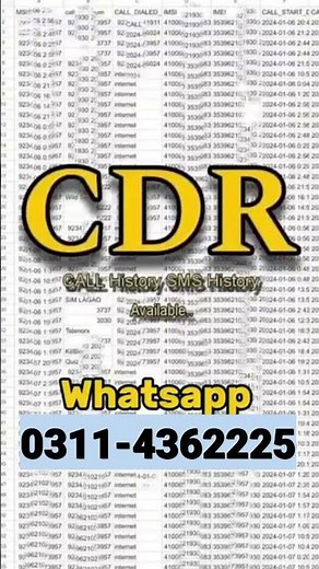 cdr data,call data history,call data history 2025