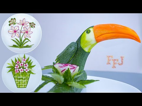 5 Creative Veggie Arts As Beautiful Food Arrangement Ideas