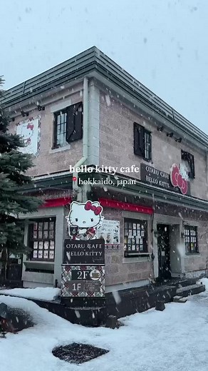 Winter Hello Kitty Cafe in Japan