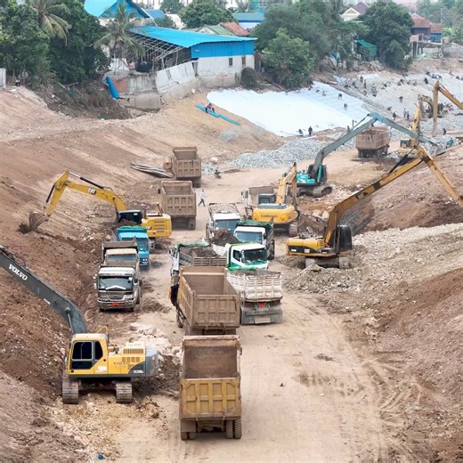 507K views · 4.8K reactions | Canal Prek Ho Construction | ព័ត៌មានគ្រឿងចក្រ - Construction Machinery News | Facebook
