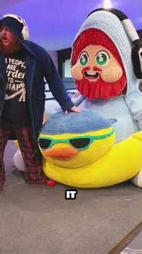 CaseOh has received the life size plushie #caseoh #caseohgamestwitch