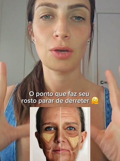 Se o seu rosto parece derretido, caído ou sem contorno, esse ponto pode ser o que está faltando. O masseter travado endurece a lateral do rosto e apaga a definição. Nesse vídeo eu te mostro como soltar essa região pra completar a sequência e dar mais leveza ao contorno. Salva esse post, faz o passo a passo e volta no vídeo anterior pra montar o mapa completo.💜🙋‍♀️ #yogafacial #belezanatural #autocuidado #facefitness #faceyoga