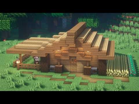 Minecraft: How to Build a Cozy Wooden Starter House