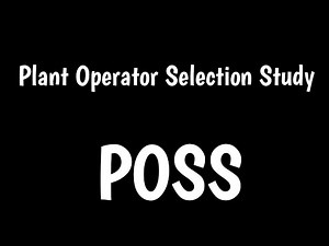 POSS Test | Plant Operator Selection Study |