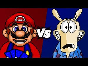 MUGEN Battle - Mario vs Rocko