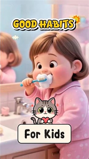 Good Habits for Kids 👶 | Daily Habits | Kids Learning Video #shorts