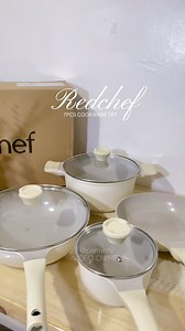 7pcs Redchef cookware set! ✨#redchef #redchefcookware #nonstickcookware #ceramiccookware #fypreels #fypviral #foryou | Pam Virrey
