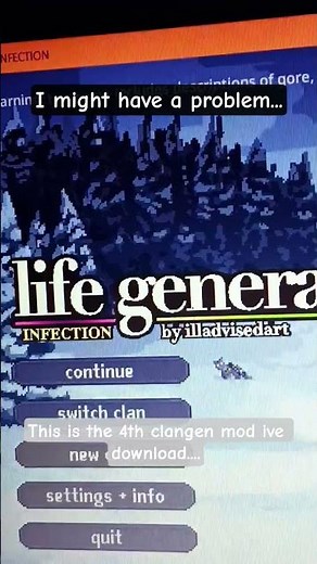 Im kinda addicted to clangen and its mods... #clangen #warriorcats #lifegen #Clangenmod