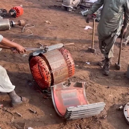 Complete Motor Recycling Process #manufacturingprocess #shorts