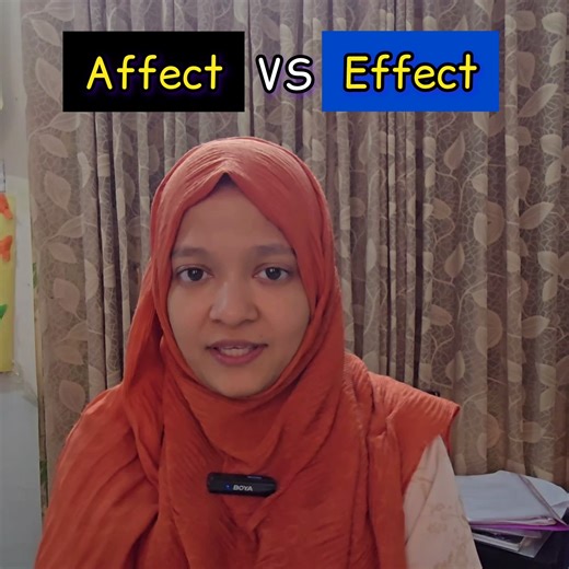 9.4K views · 205 reactions | Affect VS Effect | Confusing English Words | School of English by Musfeka | Facebook
