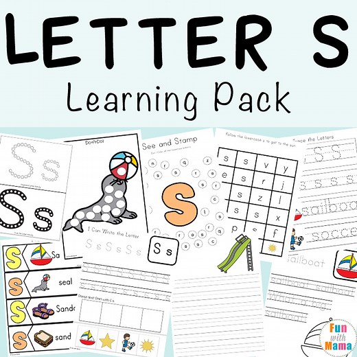 Letter S Worksheets, Printables and Crafts