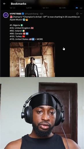 1.1K reactions · 12 comments | Champz’s “Champion’s Arrival EP” is charting in 25 countries on Apple Music THEBOYFROMOJO reacts | Theboyfromojo | Facebook