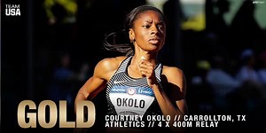 LIGHTING FAST ⚡️ The women's 4x400m relay team has won #GOLD!! 󾓬󾓦 | Team USA