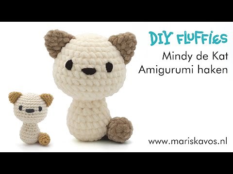 Mindy de Kat haakpatroon - gratis Amigurumi knuffel leren haken - Nederlands