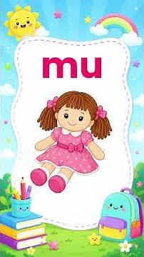Learn to Read with the Syllables MA ME MI MO MU