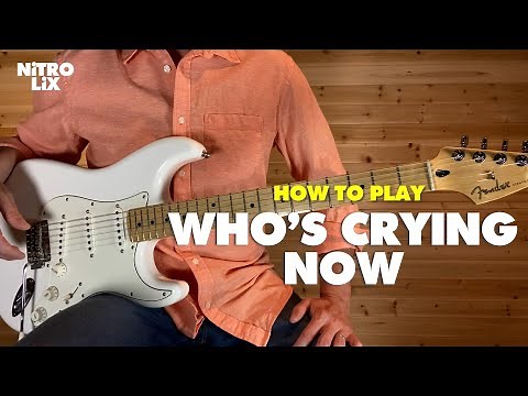 Who's Crying Now | Journey | Guitar Solo Lesson
