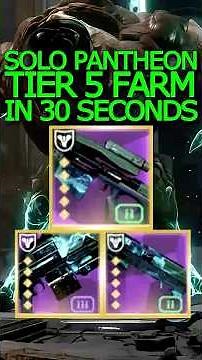 EASY SOLO Pantheon Tier 5 Loot in 1 Minute! Destiny 2