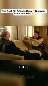 The Best Sir Patrick Stewart Bloopers From Extras!😂😆