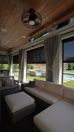 Create Your Dream Backyard with Motorized Solar Shades From Budget Blinds