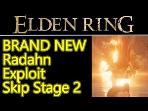 BRAND NEW Radahn Starscourge exploit, stage 2 SKIP and stage 1 CHEESE Elden Ring boss fight guide