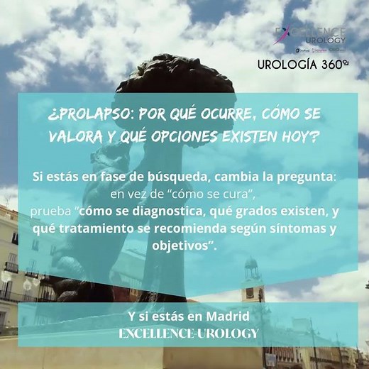 ¿Prolapso: por qué ocurre, cómo se valora y qué opciones existen hoy?