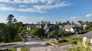 Aerial View Luxurious Mansions Woodlands Area Stock Footage Video (100% Royalty-free) 3908640157 | Shutterstock