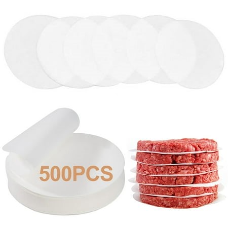 Non Stick Patty Paper, Precut Burger Patty Paper For Separating Burgers, Healthy Non-Toxic Grease Resistant Water Proof Microwave Oven Safe Sheets For Kitchen Use 500Pcs White - Walmart.ca