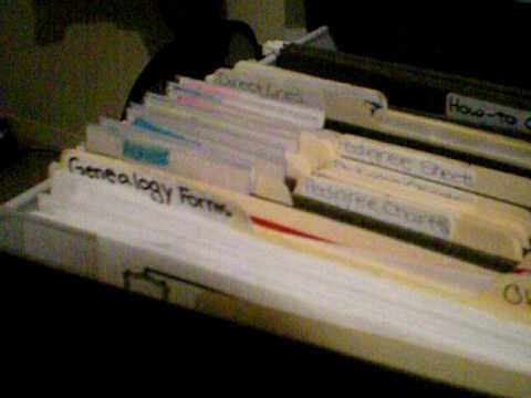 How I organize my genealogy