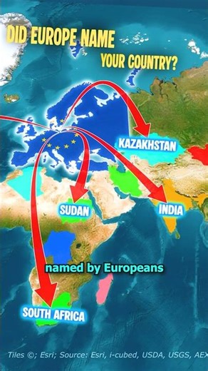 Countries named by Europeans???🇪🇺🤔 (Part 1)