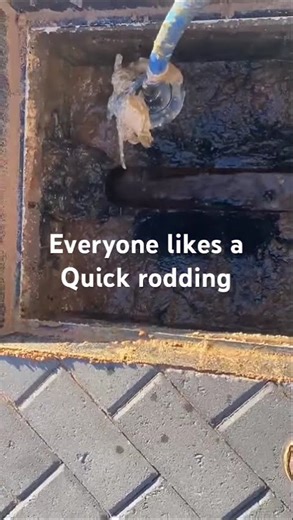 How to unblock quickly with a rod! #plumbing #drainproblems #plumber #quickdrain