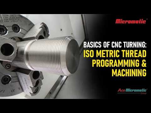 Basics of Thread Profile | ISO Metric Thread | In a CNC Turning Machine