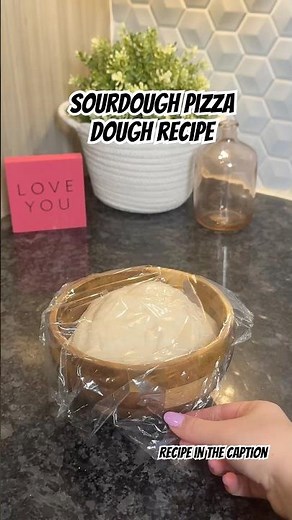 SOURDOUGH RECIPES | HOMEMADE PIZZA DOUGH | SOURDOUGH PIZZA CRUST