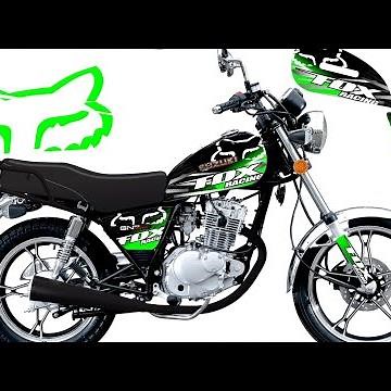 calcomanías personalizadas para la GN 125 archivo editable