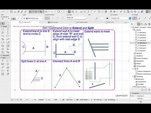 ArchiCAD Module 1: Exercise 4 - Splitting, Adjusting and Intersecting Objects