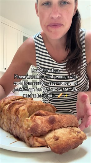 If you get excited when flour goes on sale, you’ve named your sourdough starter, and you freeze bread like it’s gold… hi friend, you belong here. 🤍 ______ Bonjour, I’m Sacha! I’ve been passionate about bread for over 15 years, and over the past two years, I’ve baked more than 200 sourdough loaves—and many more—with our starter Flora, right in my home kitchen to help feed my family. 🥖🙋🏻‍♀️ I share my knowledge to demystify sourdough and inspire you to start this beautiful journey yourself. ✨ 